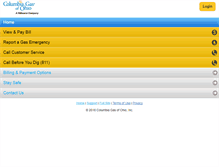 Tablet Screenshot of columbiagasohio.com